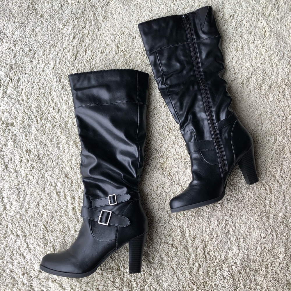Style & Co black boots size 8